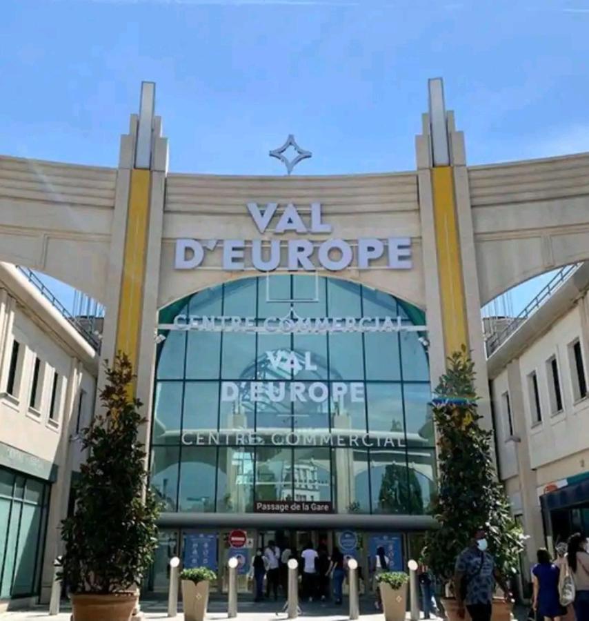 2 Chambres Privees - 6 Personnes A 8 Minutes De Disneyland Montevrain Bagian luar foto